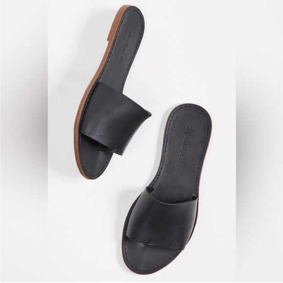 MADEWELL The Boardwalk Post Slide Sandal in Leather - Picture 5 of 13